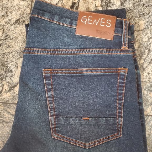 Genes Shop Bowery Slim Fit Blue Denim 